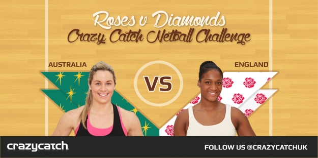 Diamonds v Roses Crazy Catch Netball Challenge